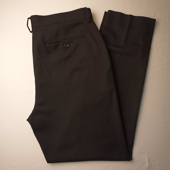 Mens Banana Republic Tailored Fit Pants Size 33x32 Straight Leg Black Color - Picture 1 of 9